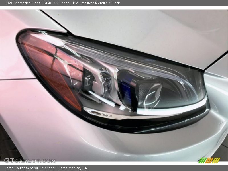 Iridium Silver Metallic / Black 2020 Mercedes-Benz C AMG 63 Sedan