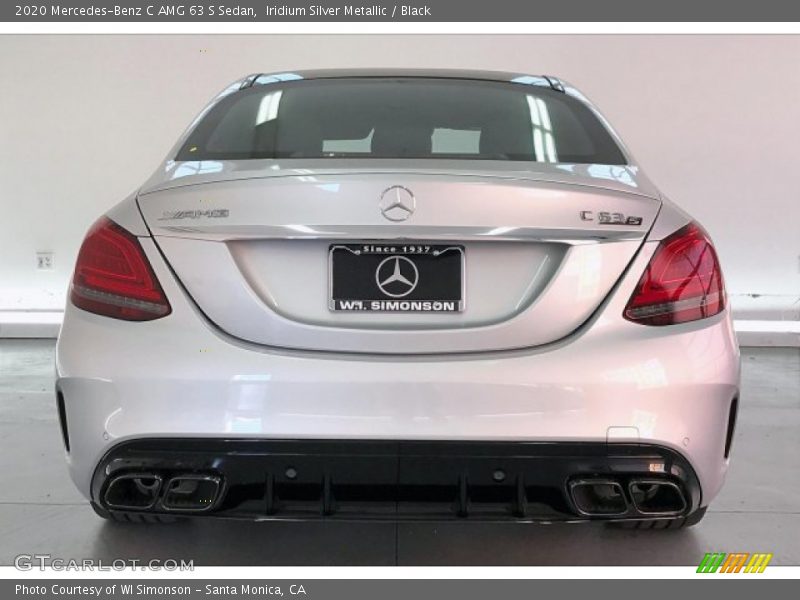 Iridium Silver Metallic / Black 2020 Mercedes-Benz C AMG 63 S Sedan