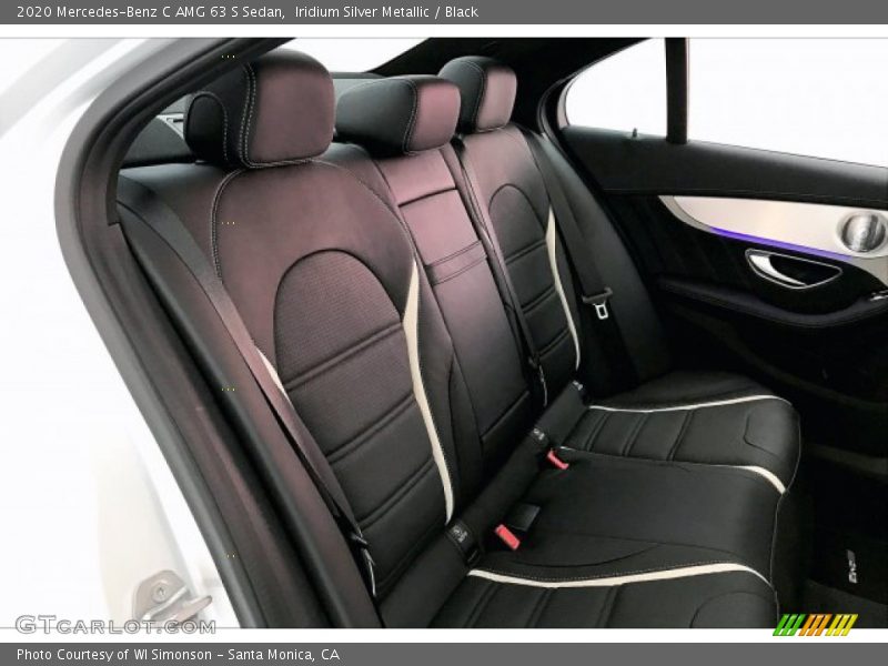 Rear Seat of 2020 C AMG 63 S Sedan