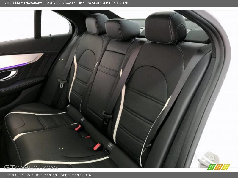 Rear Seat of 2020 C AMG 63 S Sedan