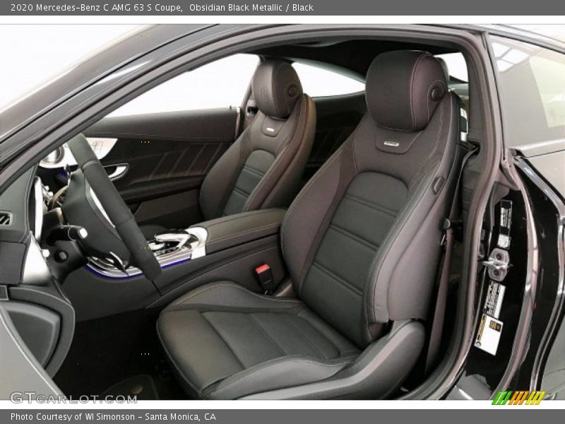  2020 C AMG 63 S Coupe Black Interior
