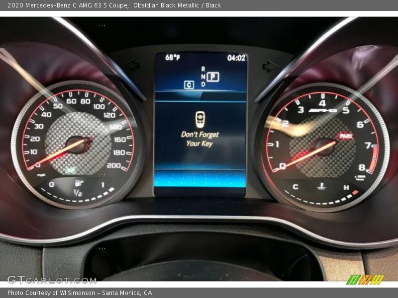  2020 C AMG 63 S Coupe AMG 63 S Coupe Gauges