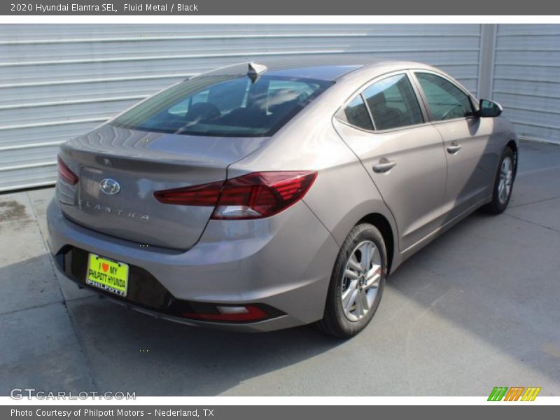Fluid Metal / Black 2020 Hyundai Elantra SEL