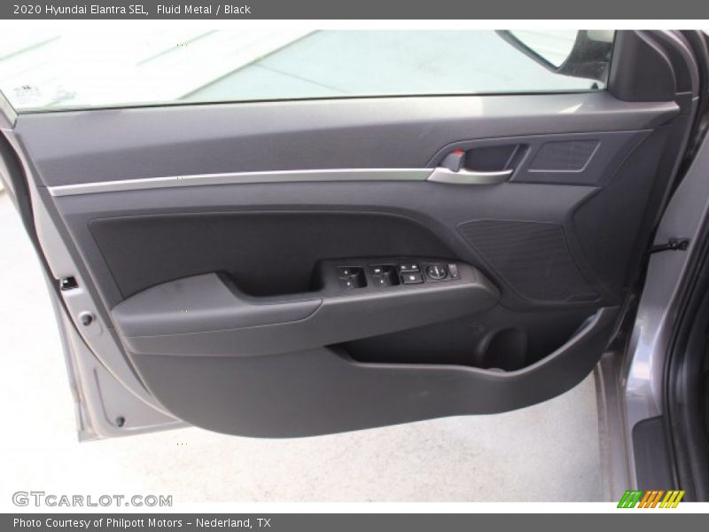 Fluid Metal / Black 2020 Hyundai Elantra SEL