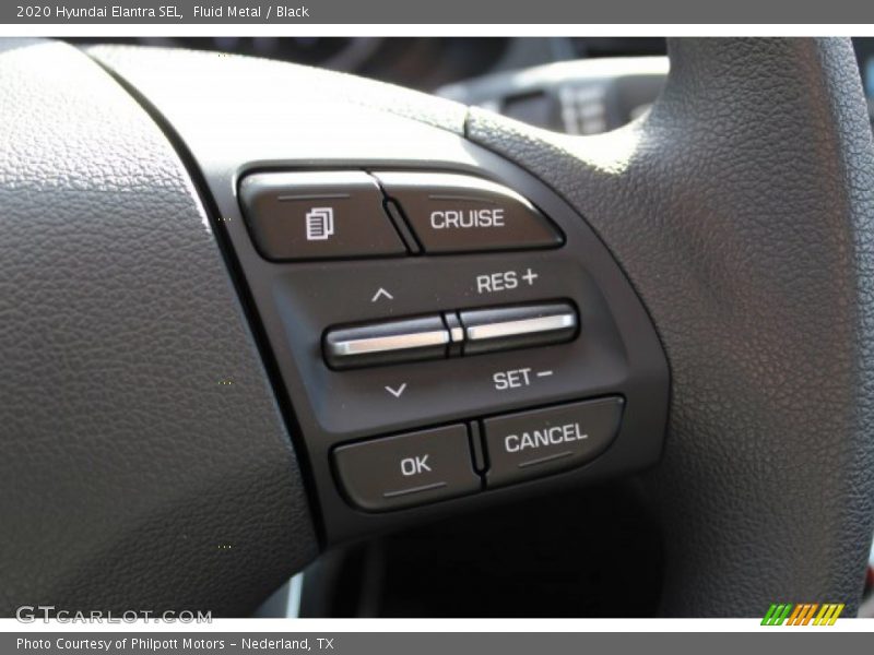 Fluid Metal / Black 2020 Hyundai Elantra SEL