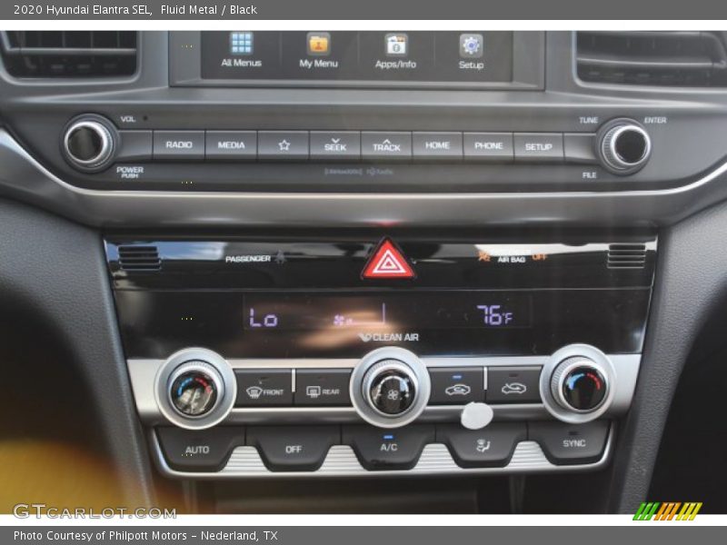 Fluid Metal / Black 2020 Hyundai Elantra SEL