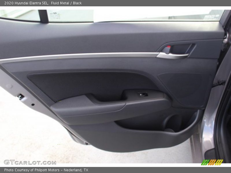 Fluid Metal / Black 2020 Hyundai Elantra SEL