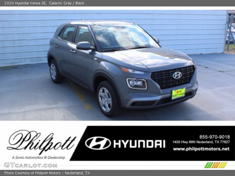 Galactic Gray / Black 2020 Hyundai Venue SE