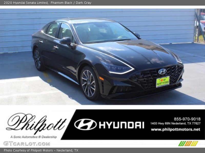 Phantom Black / Dark Gray 2020 Hyundai Sonata Limited