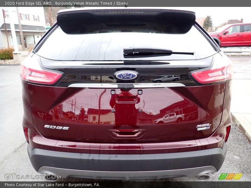 Burgundy Velvet Metallic Tinted / Ebony 2020 Ford Edge SEL AWD