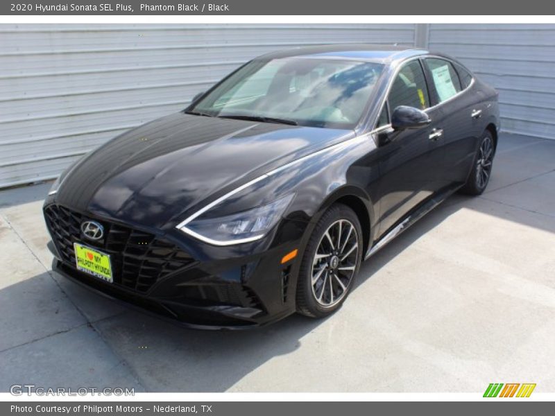 Phantom Black / Black 2020 Hyundai Sonata SEL Plus