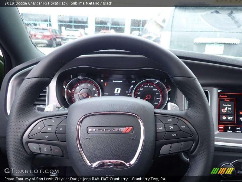 Sublime Metallic / Black 2019 Dodge Charger R/T Scat Pack