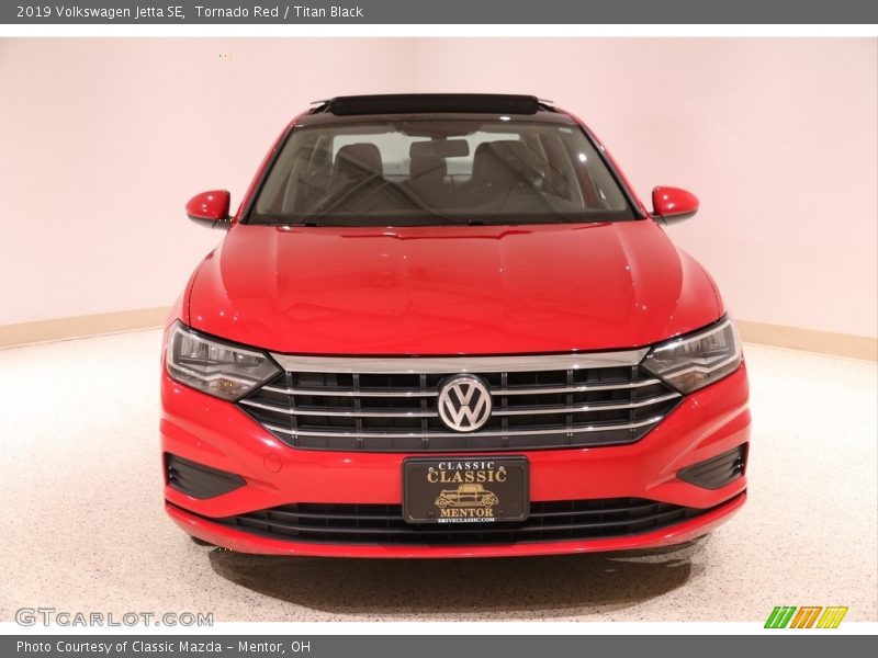 Tornado Red / Titan Black 2019 Volkswagen Jetta SE