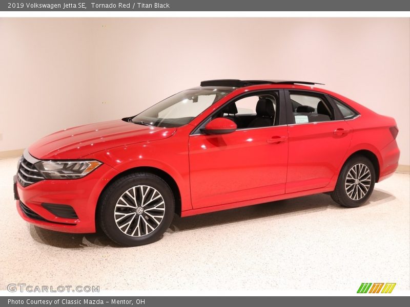 Tornado Red / Titan Black 2019 Volkswagen Jetta SE