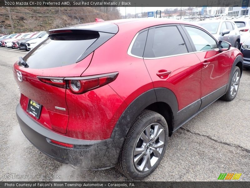 Soul Red Crystal Metallic / Black 2020 Mazda CX-30 Preferred AWD