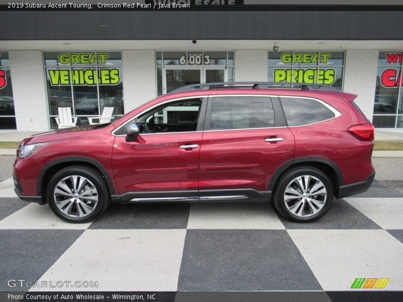 Crimson Red Pearl / Java Brown 2019 Subaru Ascent Touring