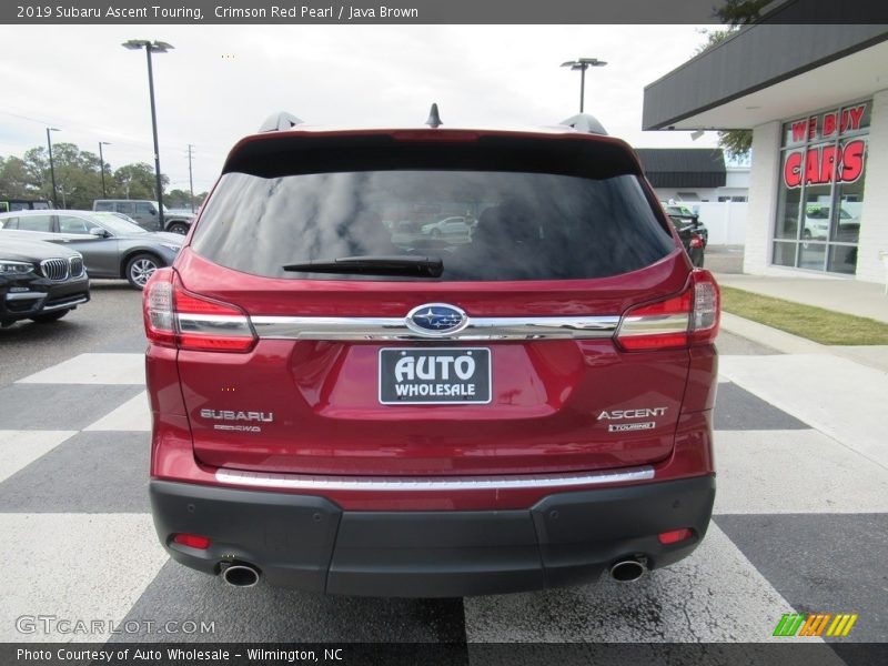 Crimson Red Pearl / Java Brown 2019 Subaru Ascent Touring