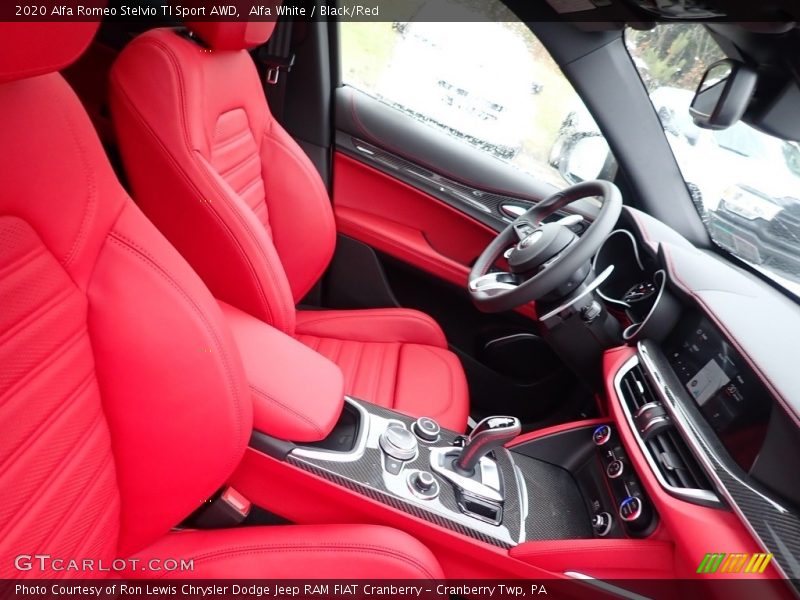 Front Seat of 2020 Stelvio TI Sport AWD