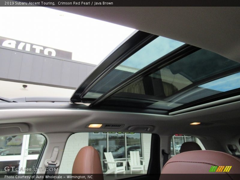 Crimson Red Pearl / Java Brown 2019 Subaru Ascent Touring