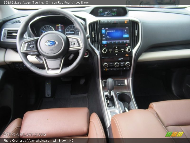 Crimson Red Pearl / Java Brown 2019 Subaru Ascent Touring