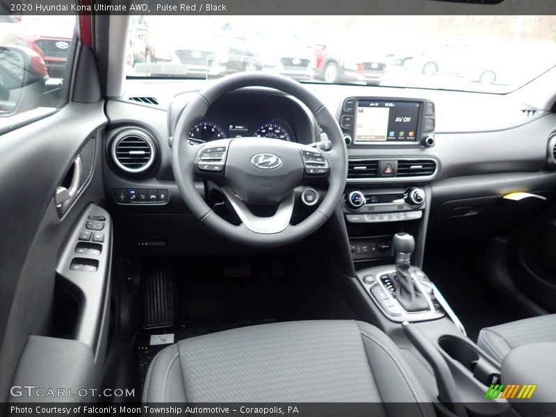 Pulse Red / Black 2020 Hyundai Kona Ultimate AWD