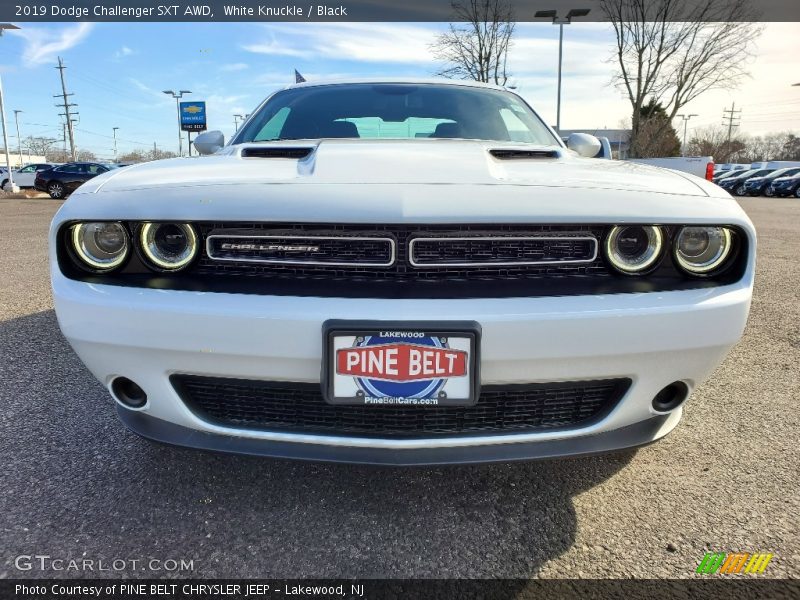 White Knuckle / Black 2019 Dodge Challenger SXT AWD