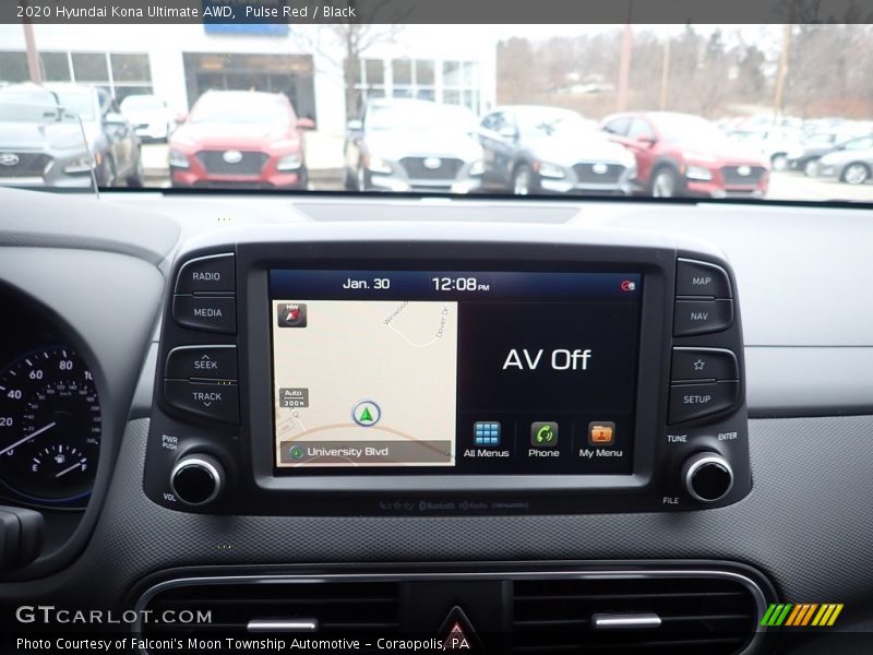 Controls of 2020 Kona Ultimate AWD