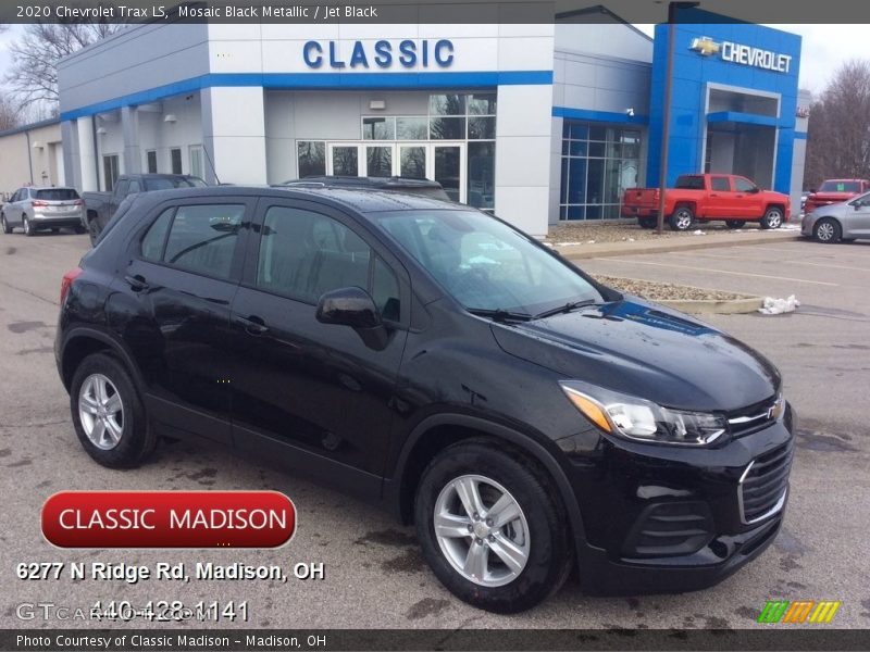 Mosaic Black Metallic / Jet Black 2020 Chevrolet Trax LS
