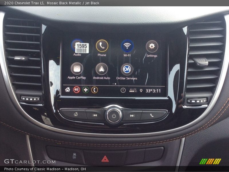 Mosaic Black Metallic / Jet Black 2020 Chevrolet Trax LS