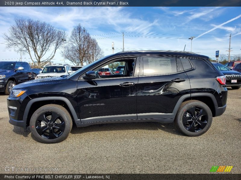 Diamond Black Crystal Pearl / Black 2020 Jeep Compass Altitude 4x4