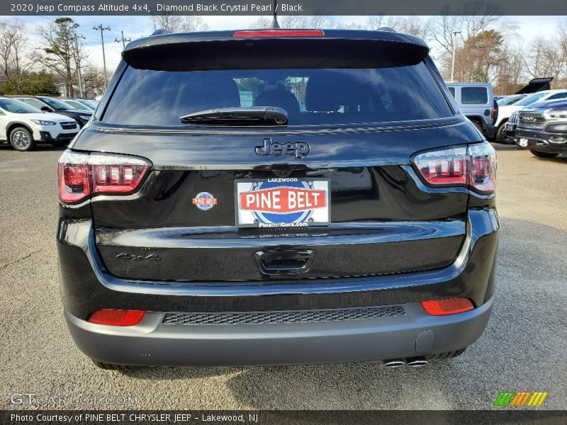 Diamond Black Crystal Pearl / Black 2020 Jeep Compass Altitude 4x4