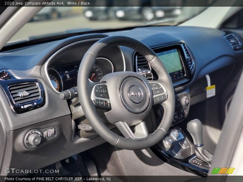 White / Black 2020 Jeep Compass Altitude 4x4