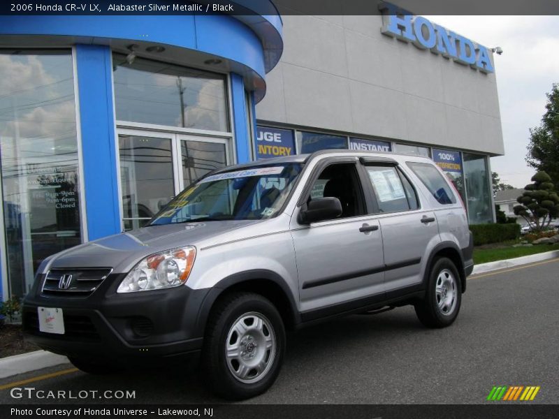 Alabaster Silver Metallic / Black 2006 Honda CR-V LX