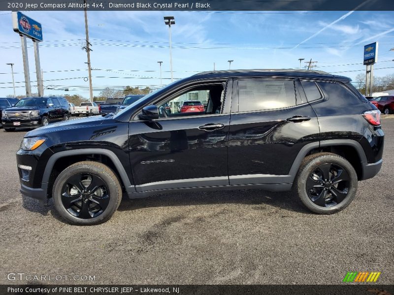 Diamond Black Crystal Pearl / Black 2020 Jeep Compass Altitude 4x4