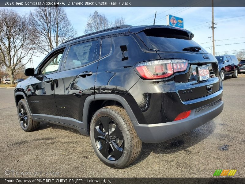 Diamond Black Crystal Pearl / Black 2020 Jeep Compass Altitude 4x4