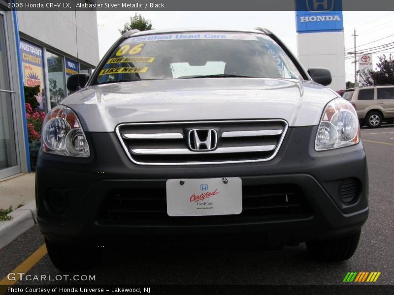 Alabaster Silver Metallic / Black 2006 Honda CR-V LX