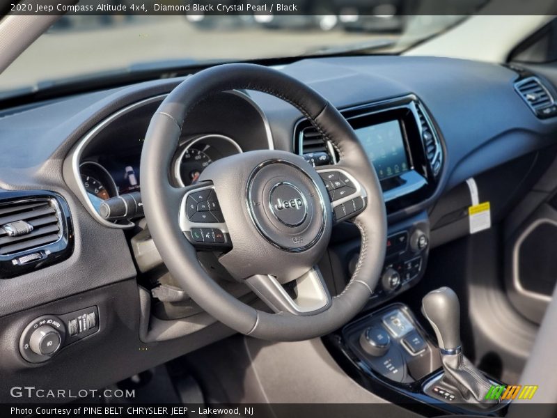 Diamond Black Crystal Pearl / Black 2020 Jeep Compass Altitude 4x4