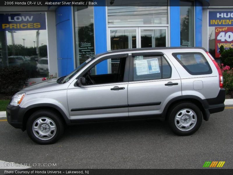 Alabaster Silver Metallic / Black 2006 Honda CR-V LX