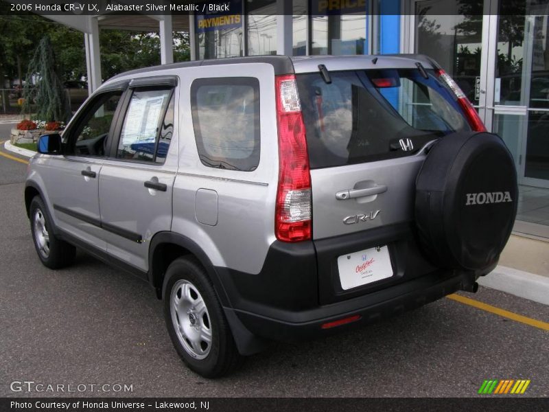 Alabaster Silver Metallic / Black 2006 Honda CR-V LX