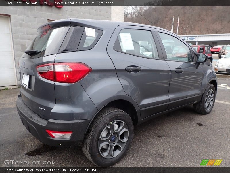 Smoke Metallic / Medium Light Stone 2020 Ford EcoSport S 4WD