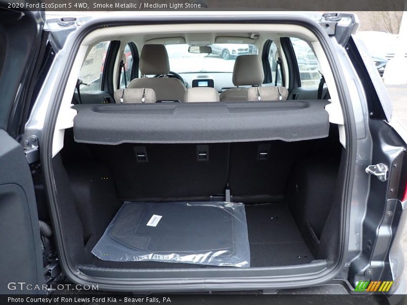 Smoke Metallic / Medium Light Stone 2020 Ford EcoSport S 4WD