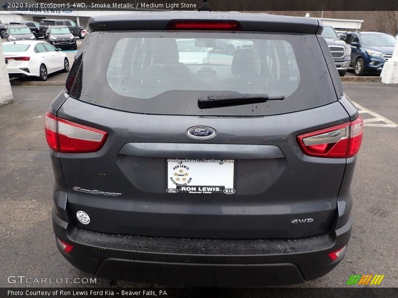 Smoke Metallic / Medium Light Stone 2020 Ford EcoSport S 4WD