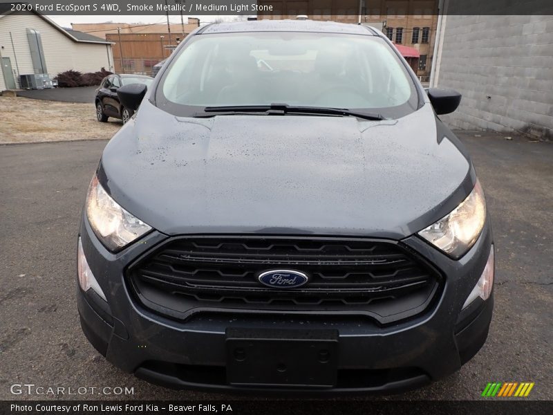Smoke Metallic / Medium Light Stone 2020 Ford EcoSport S 4WD