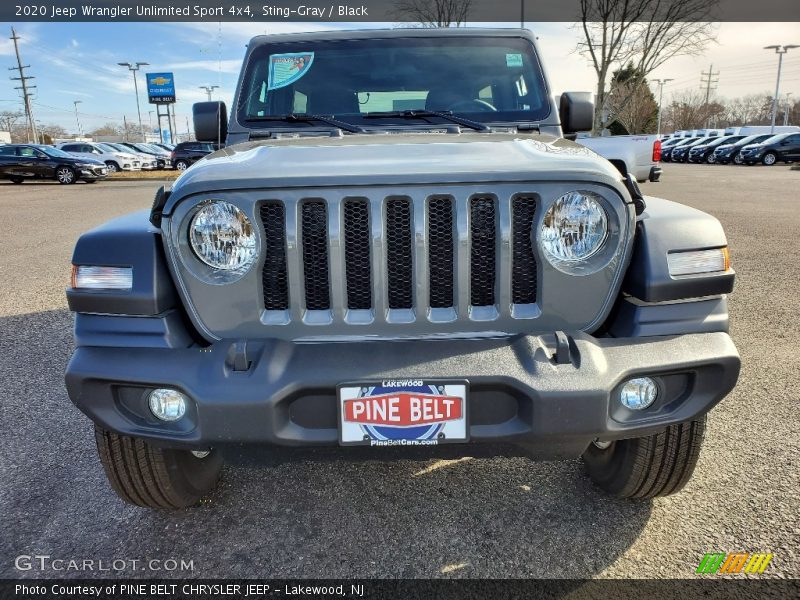 Sting-Gray / Black 2020 Jeep Wrangler Unlimited Sport 4x4