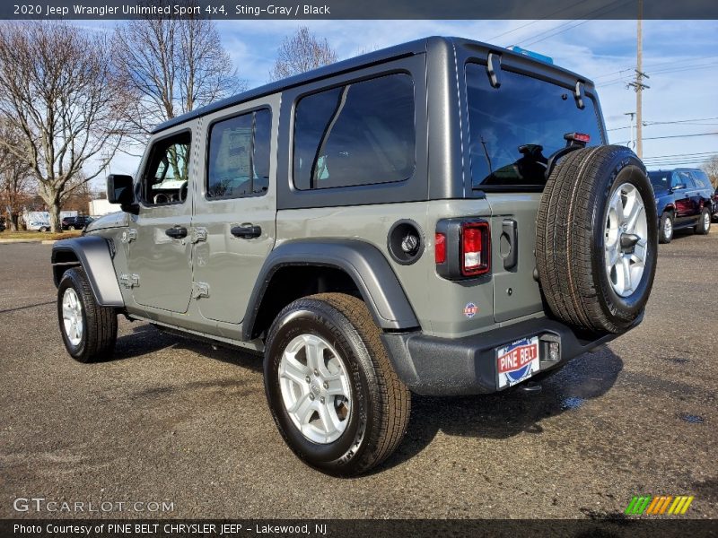 Sting-Gray / Black 2020 Jeep Wrangler Unlimited Sport 4x4