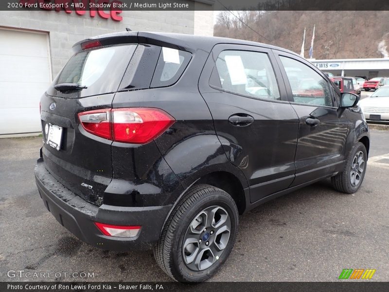 Shadow Black / Medium Light Stone 2020 Ford EcoSport S 4WD
