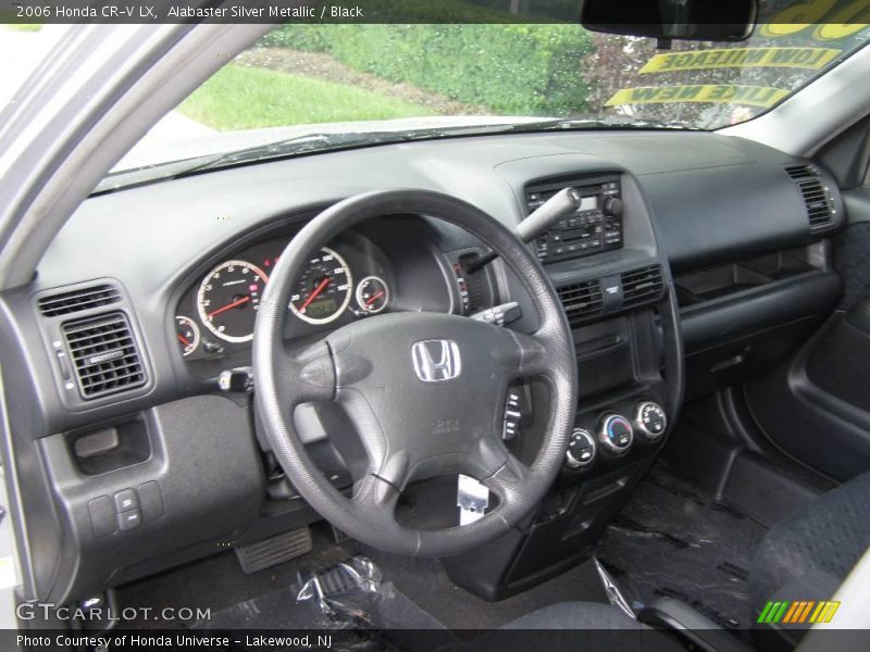 Alabaster Silver Metallic / Black 2006 Honda CR-V LX