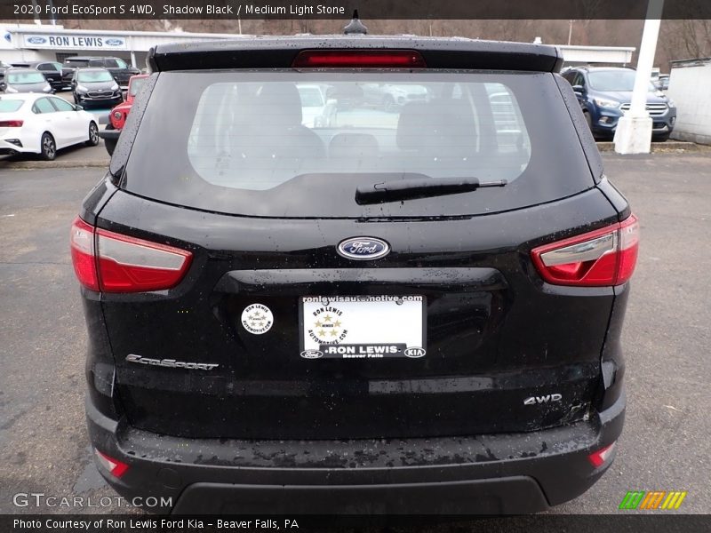 Shadow Black / Medium Light Stone 2020 Ford EcoSport S 4WD