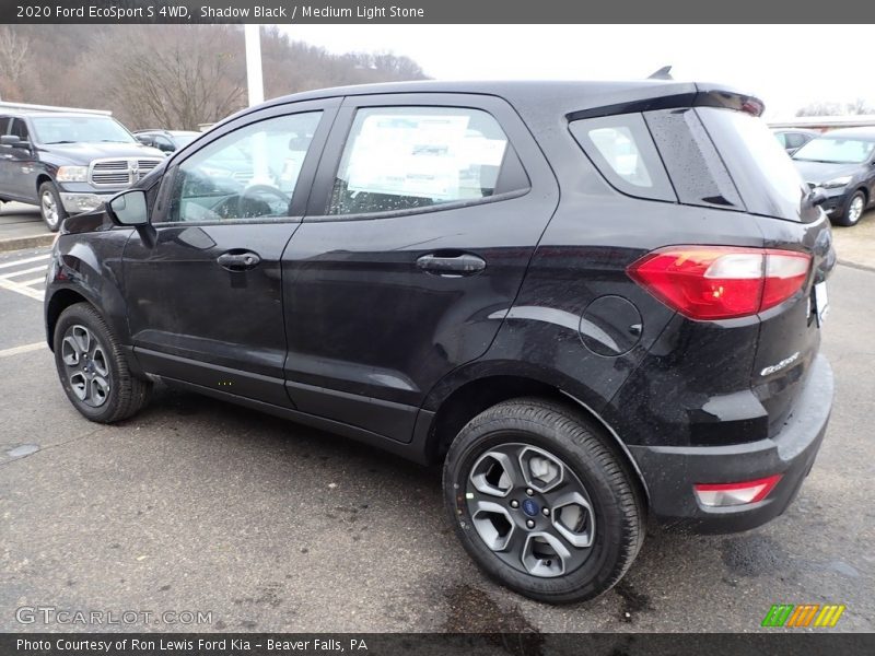 Shadow Black / Medium Light Stone 2020 Ford EcoSport S 4WD