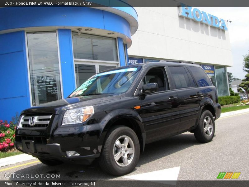 Formal Black / Gray 2007 Honda Pilot EX 4WD